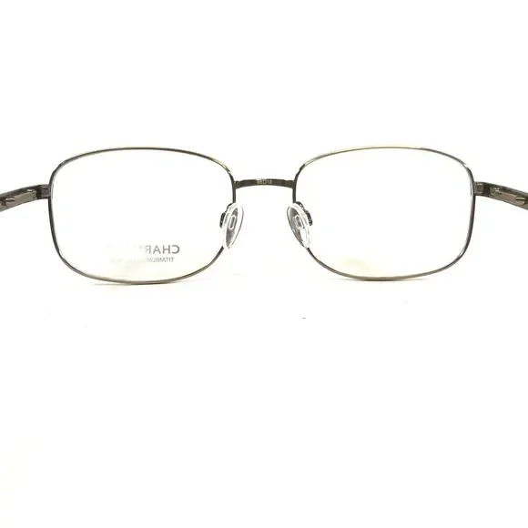 Charmant Eyeglasses Frames CH8177 BR Shiny Brown Gold Square Full Rim 58-19-145